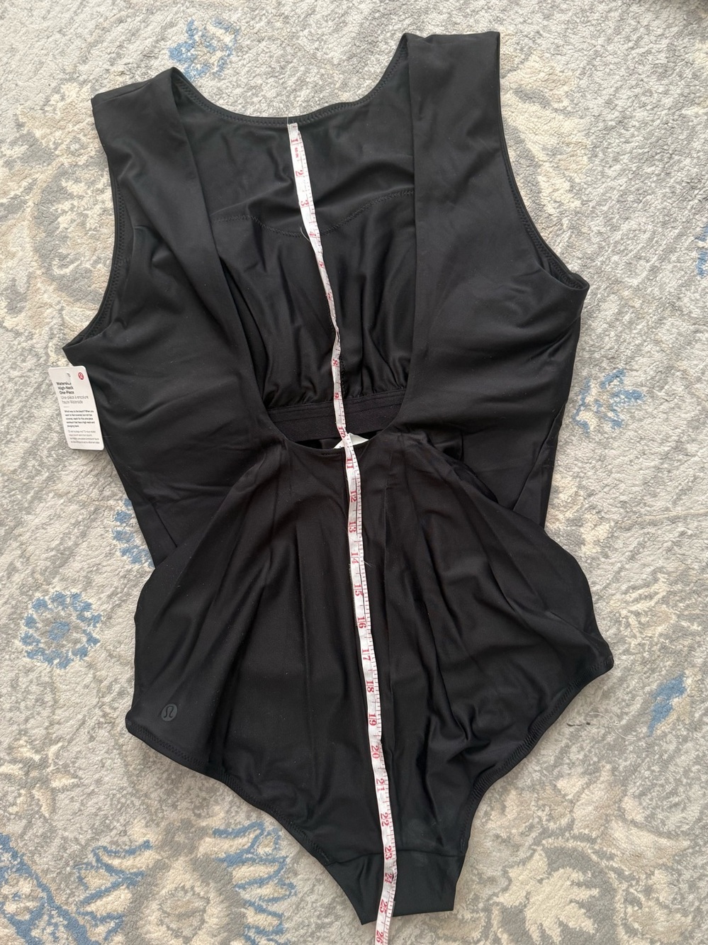 Lululemon Waterside High Neck Swim One-Piece *Medium Coverage Black (NWT) - Picture 12 of 13